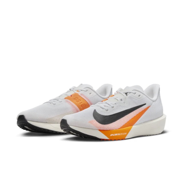 NIKE 耐吉 運動鞋 慢跑鞋 男鞋 NIKE AIR ZOOM RIVAL FLY 4 白橘 緩震 氣墊 彈力 輕盈(FV6040101)