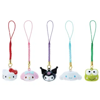【小禮堂】Sanrio 三麗鷗 造型鈴鐺吊飾 - 大臉款  Kitty 美樂蒂 酷洛米 大耳狗 大眼蛙(平輸品)