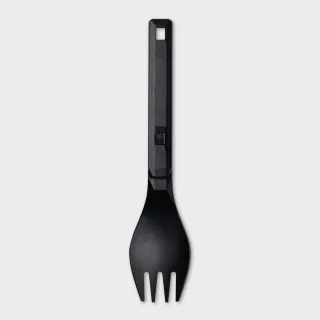 【ZANE ARTS】COMPACT ROOBE SPORK BLACK 摺疊叉匙(馬布谷戶外)