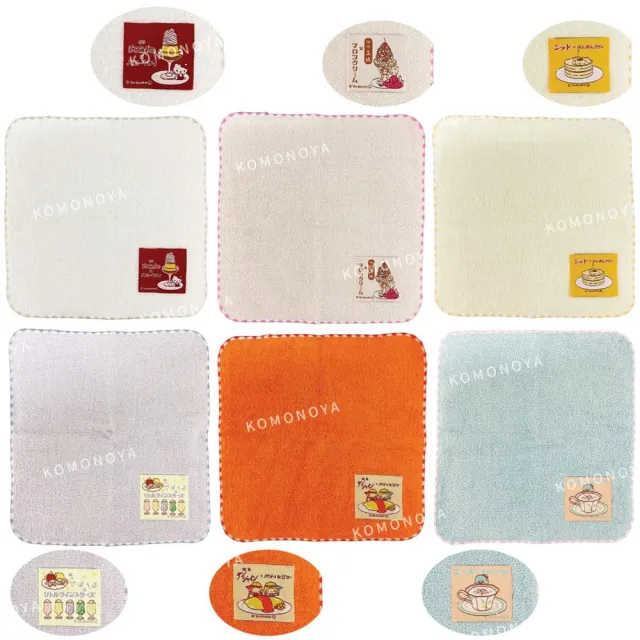 【小禮堂】Sanrio 三麗鷗 棉質小方巾 25x25cm - 昭和喫茶館 Kitty 布丁狗(平輸品)