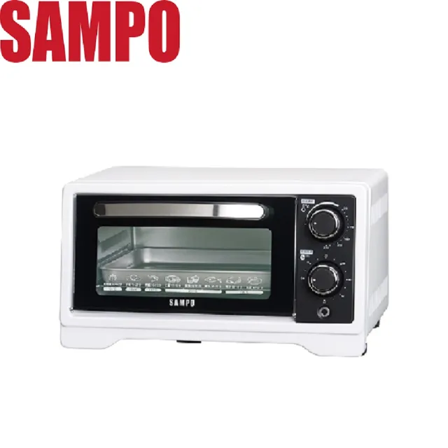 【SAMPO 聲寶】9L旋鈕式定時溫控烘烤電烤箱 -(KZ-XF09)