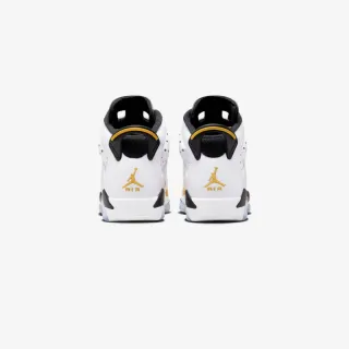 【NIKE 耐吉】AIR JORDAN 6 RETRO GS 籃球鞋 運動鞋 男女童 大童 黑白黃(384665170)