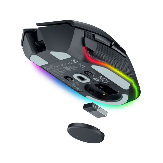 【Razer 雷蛇】Basilisk 巴塞利斯蛇 V3 Pro 35K 無線電競滑鼠-黑色(RZ01-05240100-R3A1)