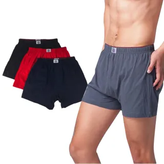 【PROMAN 豪門】舒爽針織平口褲 4色；2件組(平口褲 四角褲)