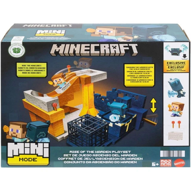 MATTEL 美泰兒 Minecraft 迷你場景組合 - 看守者的逆襲