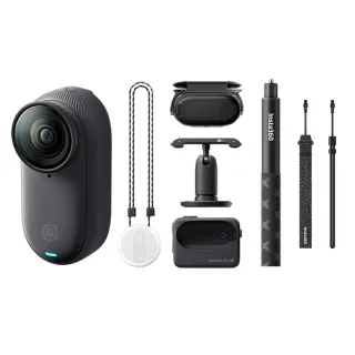 【Insta360】GO 3S 拇指防抖相機 128G星耀黑 自拍棒腕帶套餐(東城代理商公司貨)