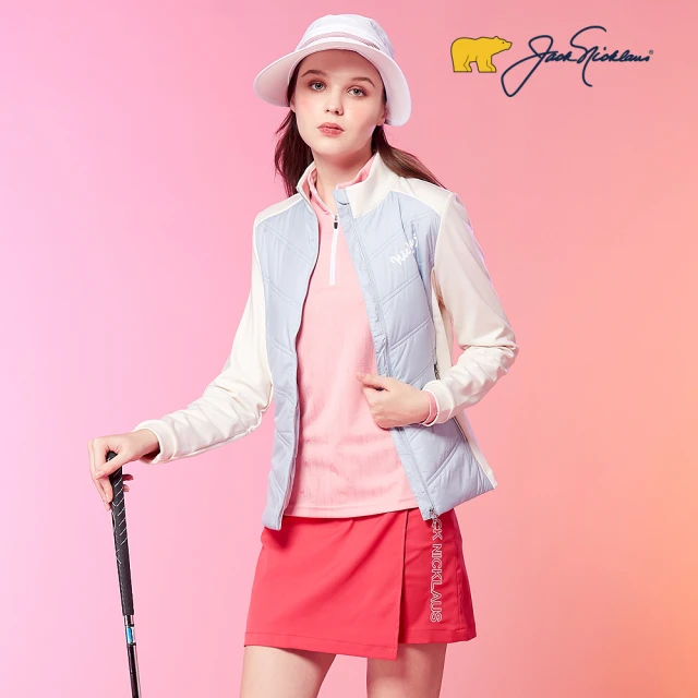 Jack Nicklaus 金熊 GOLF女款防潑水鋪棉休閒外套(藍色)