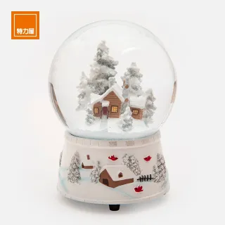【特力屋】雪之聖誕音樂雪花球 水晶球