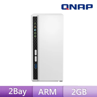 QNAP 威聯通 搭WD 8TB x2 ★ TS-233 2Bay NAS 網路儲存伺服器