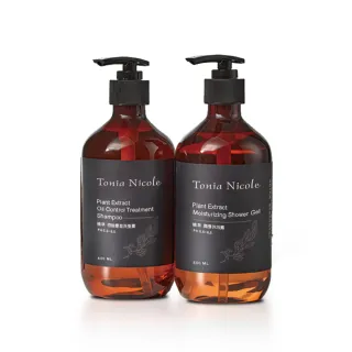 【Tonia Nicole 東妮寢飾】植萃控油豐盈洗髮露/植萃潤澤沐浴露500ml(兩款任選)