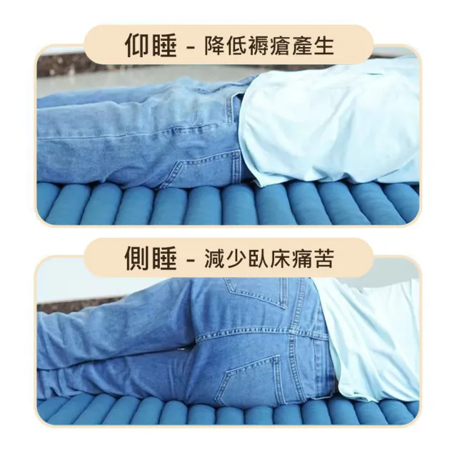 【舒福家居】減壓防褥瘡透氣水洗墊 減壓新科技 非充氣 護脊支撐防褥床墊(減壓 防褥瘡透氣床墊-70X100cm)