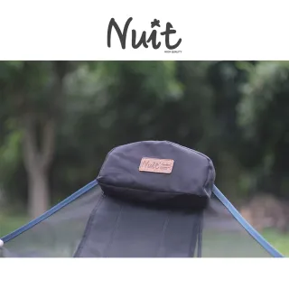 【NUIT 努特】飛行號 透氣網布輕量搖搖椅 鋁合金 摺疊戶外搖搖椅 折疊椅月亮椅 搖椅 露營(NTC103BK單入)