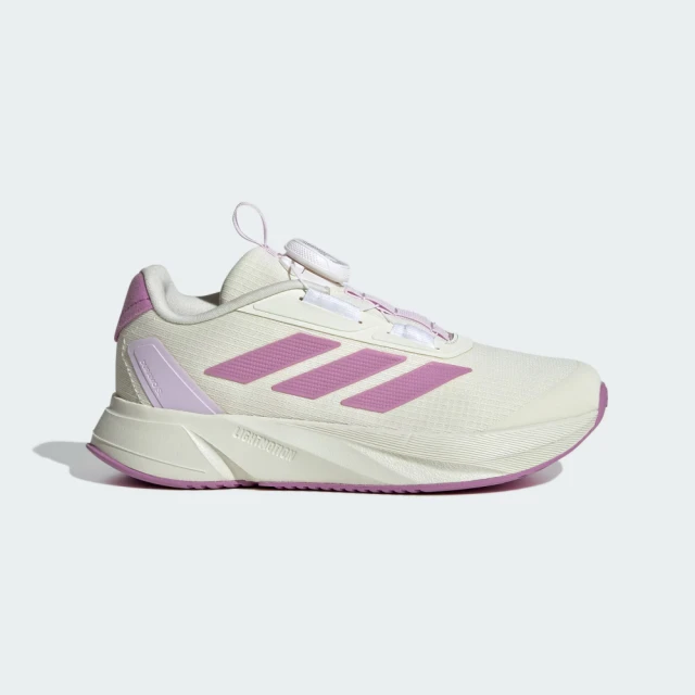 adidas 愛迪達 運動鞋 童鞋 中童 大童 DURAMO SL BOA K 米白紫 IE9102