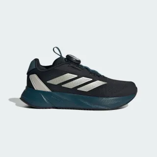 【adidas 愛迪達】運動鞋 童鞋 中童 大童 DURAMO SL BOA K 黑藍 IE9100