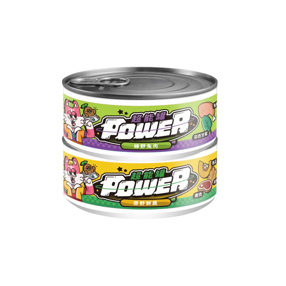 COUCH POTATO】POWER超能貓主食罐－特殊肉80g*24入(沙發馬鈴薯貓主食罐貓罐無膠無穀全齡貓) - momo購物網- 好評推薦 -2026年1月