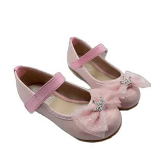 【兒童畢業典禮鞋】MIT米飛兔水鑽娃娃鞋-粉色 另有白色可選(女童鞋 公主鞋)