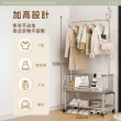 【Ashley House】#ins風貓耳萌萌話題室內立式掛衣架置物架-附輪多款可選(衣帽架 衣架 收納架 曬衣架 鞋架)