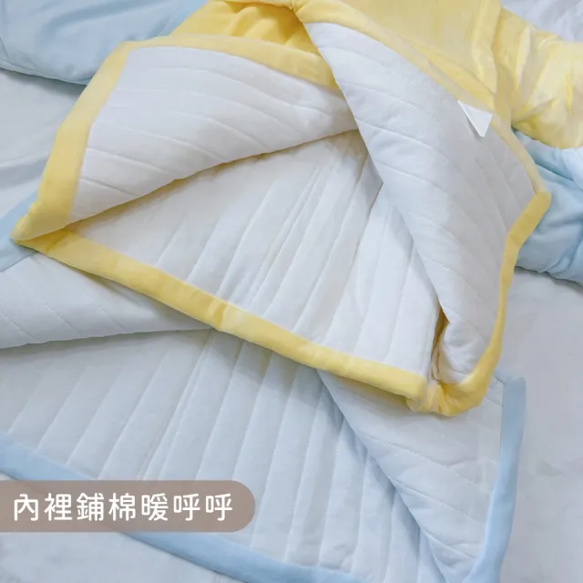 【Oluna 歐露娜】童馨 舖棉日系 綁帶長版和服 兒童和服 寶寶和服 寶寶防踢被 幼童睡袍 兒童睡袍