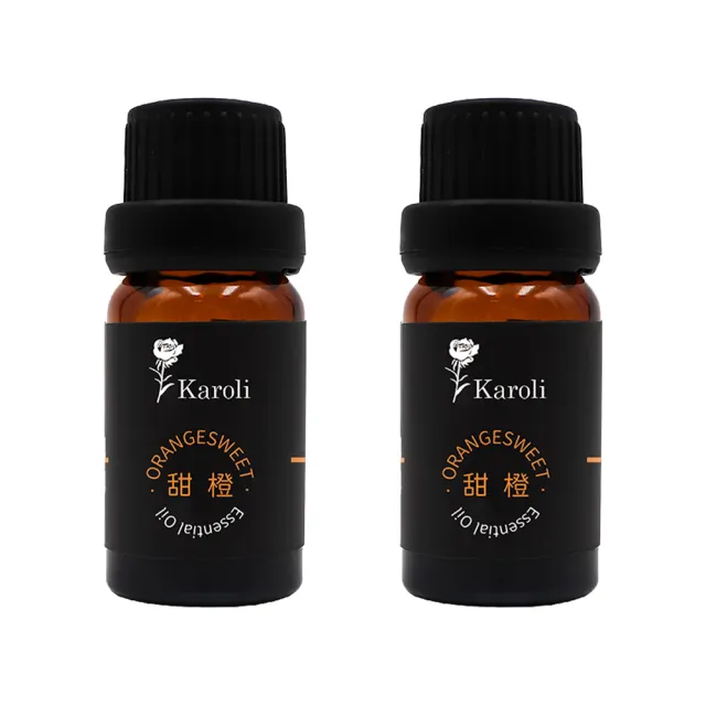 【Karoli 卡蘿萊】甜橙精油 2入組(10ml)