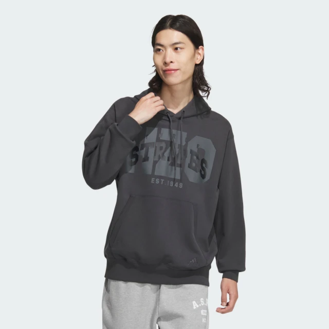 adidas 愛迪達 長袖上衣 男款 帽T 運動 亞規 CLG PO HOODIE 深灰 JG8550