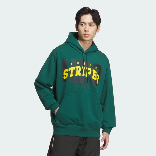 adidas 愛迪達 長袖上衣 男款 帽T 運動 亞規 CLG PO HOODIE 綠 JG8549