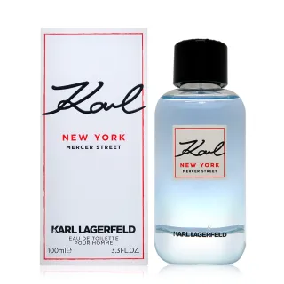【KARL LAGERFELD 卡爾】New York Mercer Street 紐約蘇活男性淡香水 EDT 100ml(平行輸入)