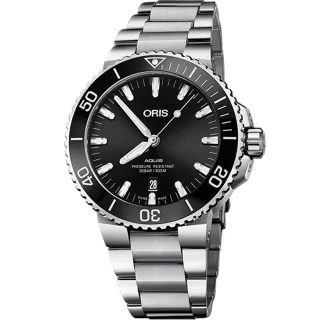 【ORIS 豪利時】Aquis 時間之海300米潛水機械錶(0173377304134-0782405PEB)