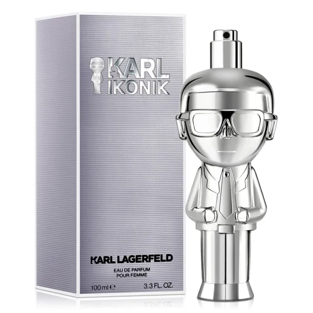 【KARL LAGERFELD 卡爾】時尚大帝·流光金/極光銀男女淡香精100ml-任選(專櫃公司貨)