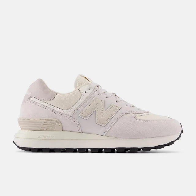 NEW BALANCE 574L 復古鞋 男鞋 女鞋 情侶鞋 休閒鞋 運動鞋 淺灰 白 麂皮 增高 厚底 D楦 NB(U574LGWD)