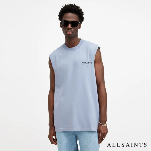 ALLSAINTS ACCESS 無袖背心ASHCOTT BLUE(寬鬆版型)