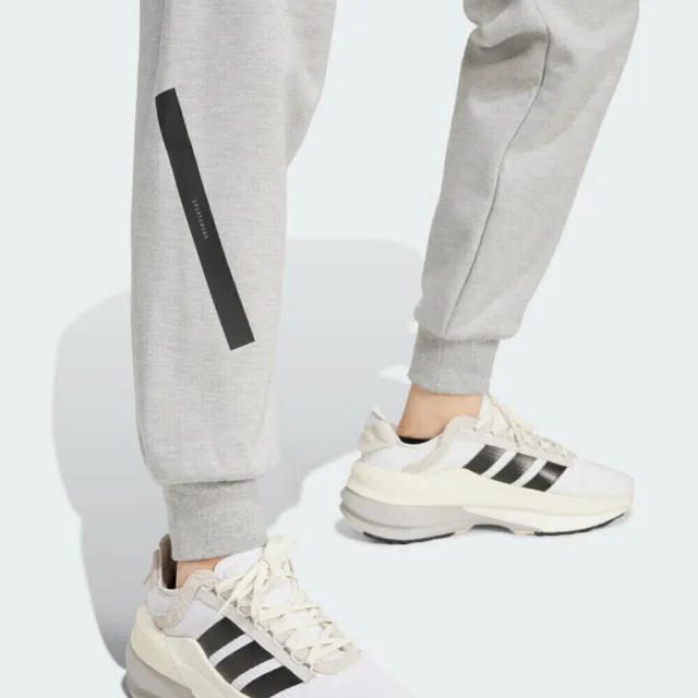 【adidas 愛迪達】W Z.N.E. PT 女 長褲 中腰 運動 訓練 休閒 拉鍊口袋 愛迪達 灰(JD9586)