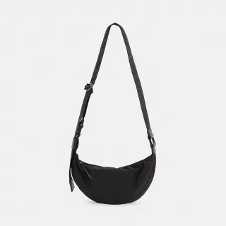 【ALLSAINTS】HALF MOON 尼龍斜背包Black W001XZ