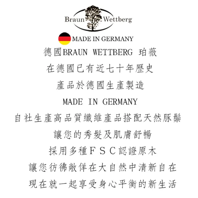 【BRAUN WETTBURG 珀薇】德國製小刺蝟不銹鋼柔珠氣墊隨身柔順美髮梳(順髮按摩梳/梳頭造型美容/雙11)