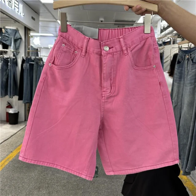 女牛仔褲五分