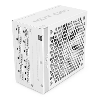 【NZXT 恩傑】C850 ATX3.1 金牌全模數位靜音電源 純白(12年換新/近白金效率/雙金認證/12V-2X6)