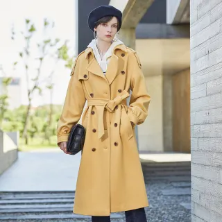 【mia mia】雙排釦純羊毛大衣