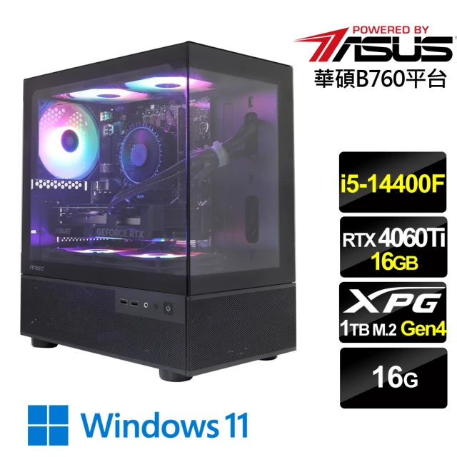 華碩平台 i5十四核GeForce RTX 4070S Wi