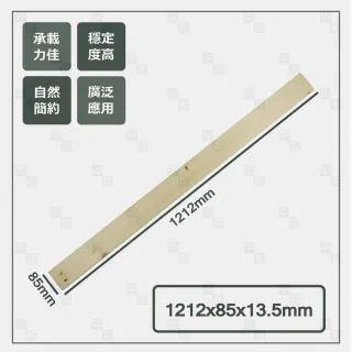 【沃克嚴選】鐵杉板料 13.5x85x1212mm-5片(鐵杉抽牆板)