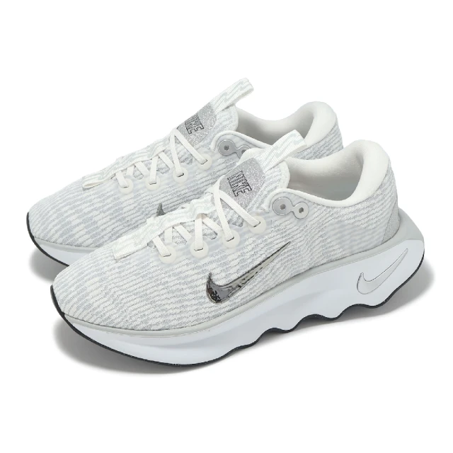 NIKE 耐吉 慢跑鞋 Wmns Motiva PRM 女鞋 白 灰 銀 緩震 運動鞋(FZ2115-101)