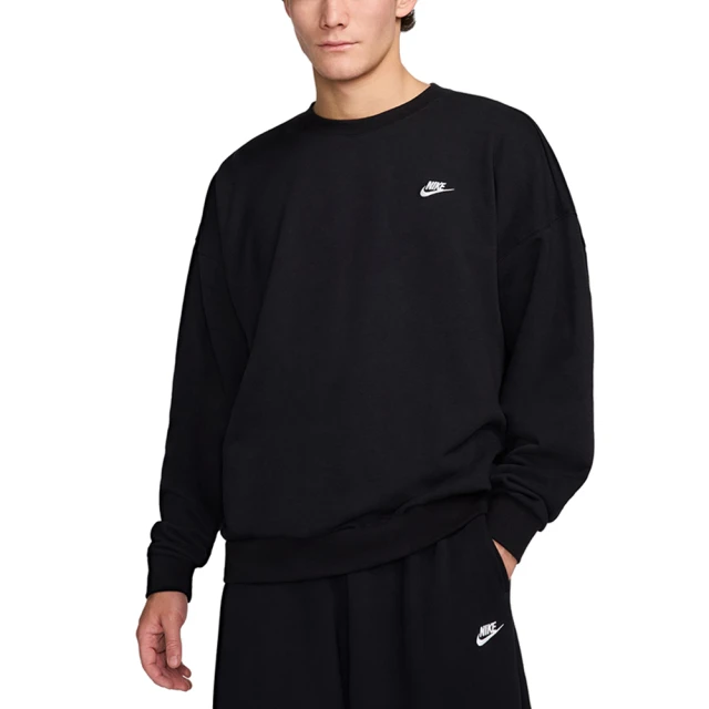 NIKE 耐吉 AS M NK CLUB FT OVERSIZED CREW 圓領長袖上衣 男 - HJ1820010