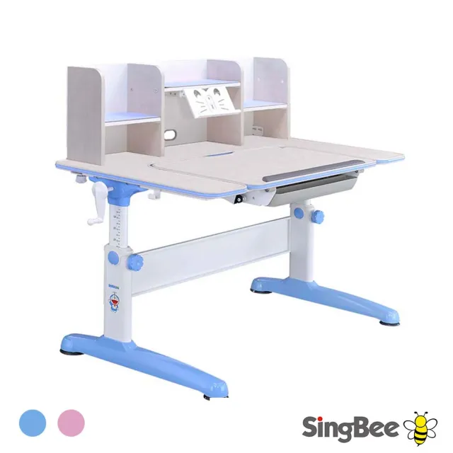 【SingBee 欣美】寬120cm 兒童書桌SBS-603&613(巧學兒U型桌 書桌椅 兒童桌椅 兒童書桌椅 升降桌)