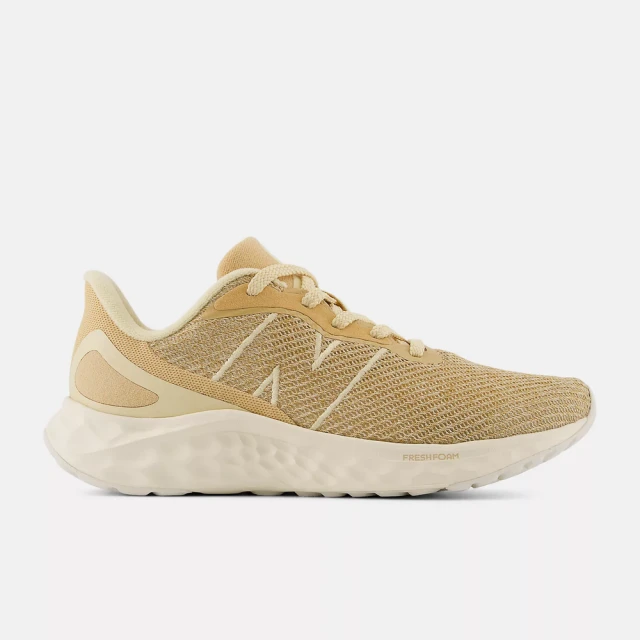 NEW BALANCE Fresh Foam Arishi V4 女鞋 運動鞋 慢跑鞋 米黃 D楦 NB 雙11(WARISAD4)