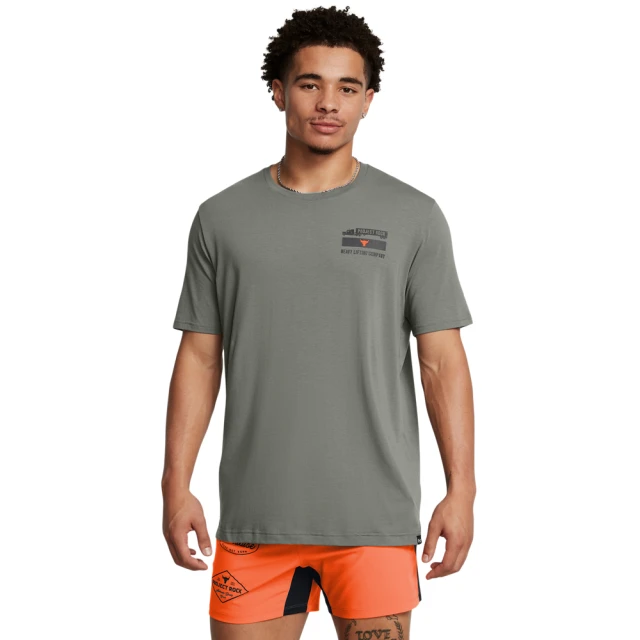 UNDER ARMOUR UA 男 Pjt Rock 短袖T-Shirt_1386909-709(灰色)