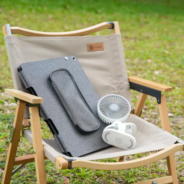 【Roommi】多功能行動電源供應器│小電寶+65W太陽能板(RM-P02+65W)