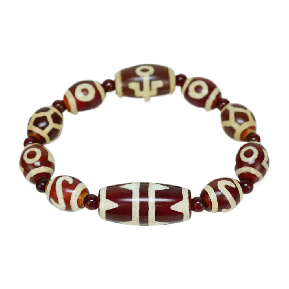 藏珠家】虎牙貴人財勾雙天地長壽兩眼天珠手鍊- momo購物網- 好評推薦