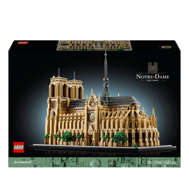 LEGO 樂高 21061 Architecture 建築系列 巴黎聖母院(法國 模型 擺設)