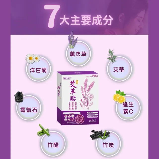 【健之堂】強效艾草貼10片x2盒+甜睡艾草貼10片x2盒(組合裝)