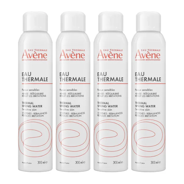 【Avene 雅漾】舒護活泉水 300ml*4入組 -平行輸入(法文版)