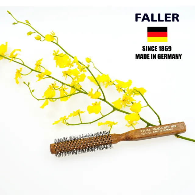 【FALLER 芙樂】德國製FSC32MM耐熱纖維捲髮梳(捲髮梳/梳頭造型美容/雙11)