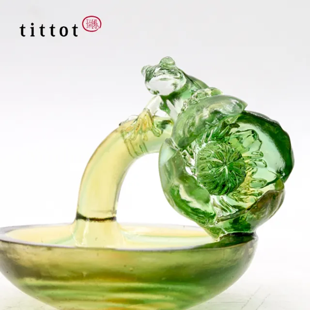 【tittot 琉園】步步高-琉璃擺飾(迎賓/禮品/典藏/水晶/祝福/招財)